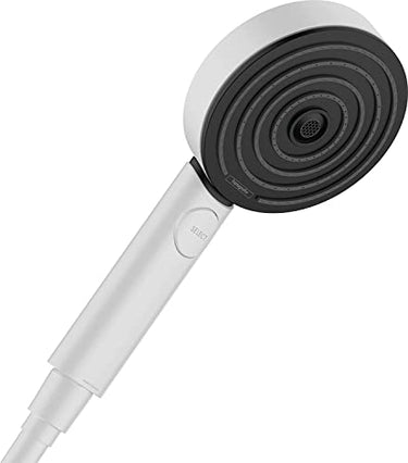 hansgrohe Duschkopf Pulsify Select S, Duschbrause 3 Strahlarten Activation, Antikalk-Funktion, Mattweiß, Kunststoff im Sale